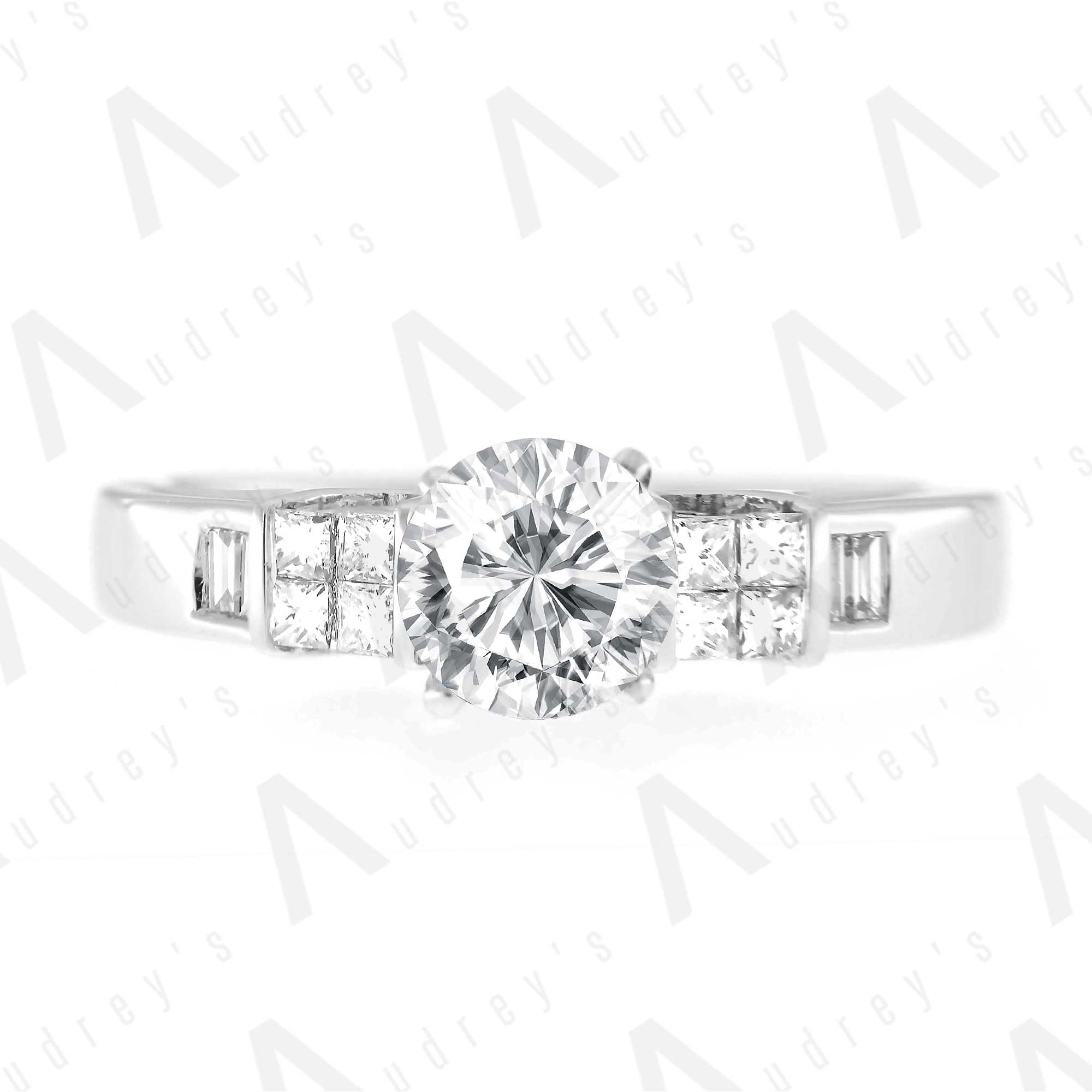 Solitaire Diamond Engagement Ring