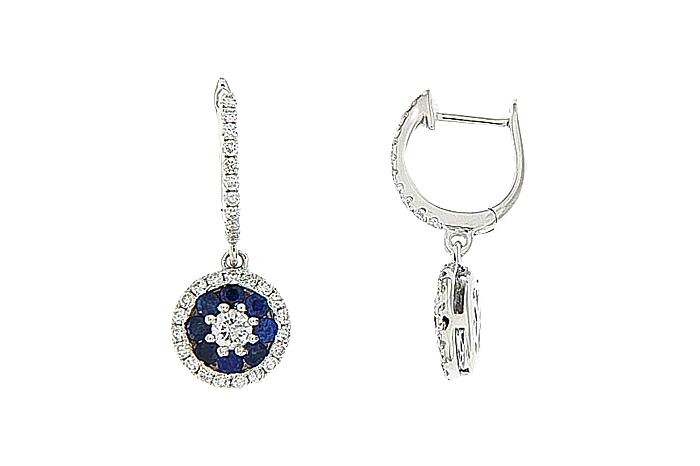 Sapphire Diamond Fancy Earring