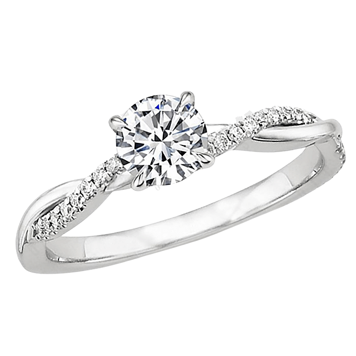 White Gold Engagement Ring