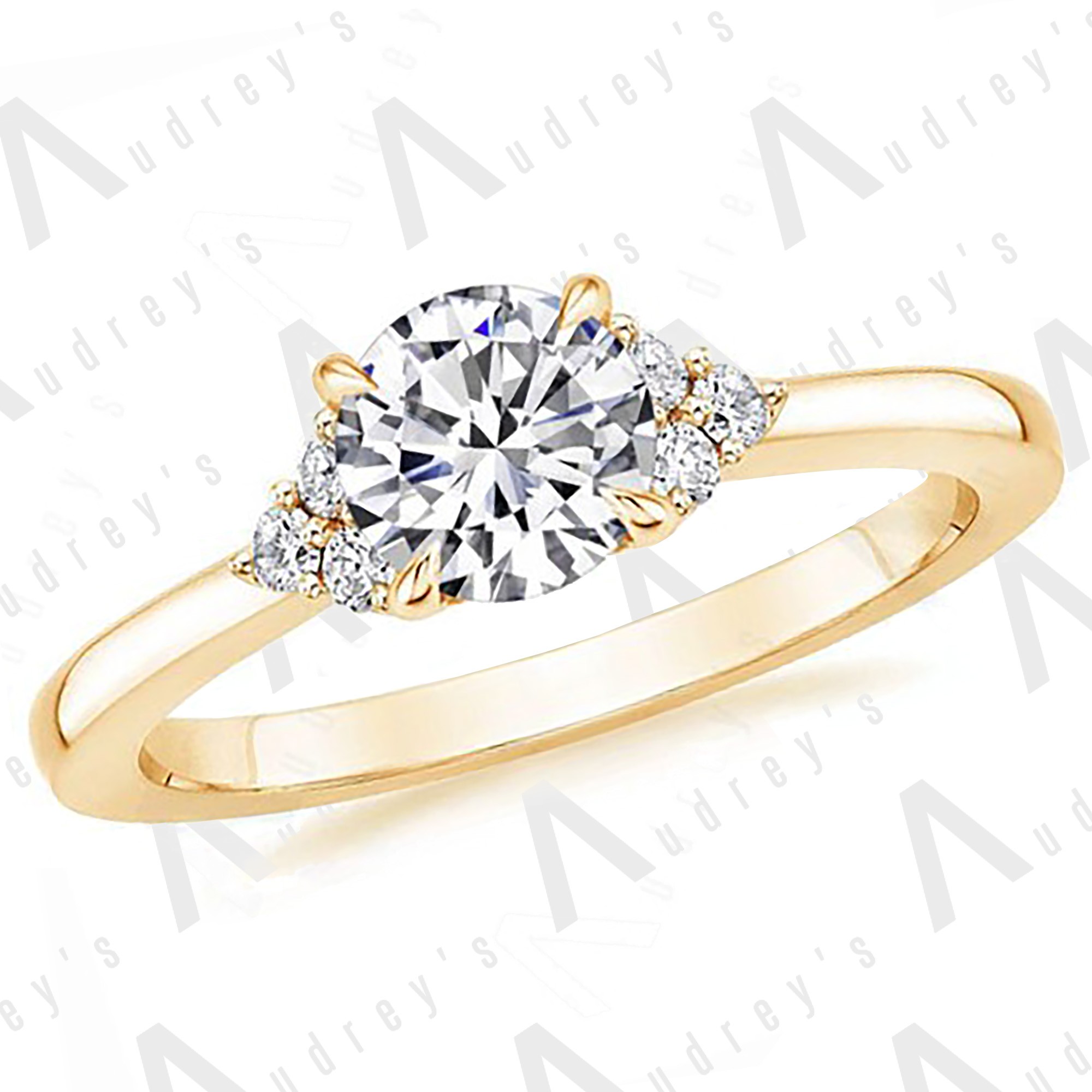 Yellow Gold Diamond Engagement Ring
