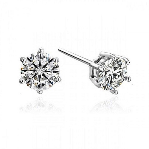 Diamond Earring Solitaire Stud